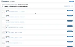 Image of the drawing list page